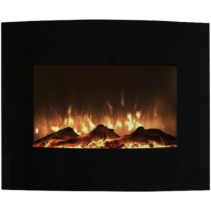 Northwest Curved Electric Fireplace